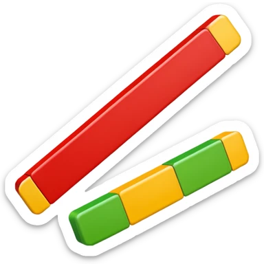 Life Bar Variants (Red = near death, yellow = ok, green = full health) sticker