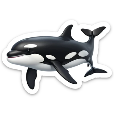 quadruped orca  sticker