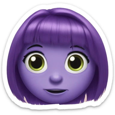 boo from monster inc  sticker