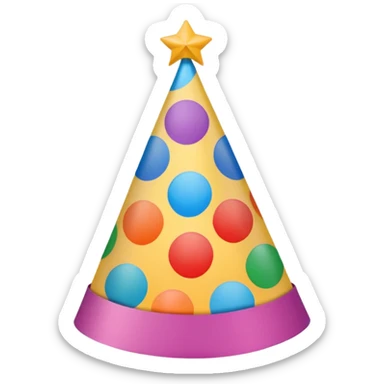 birthday hat sticker