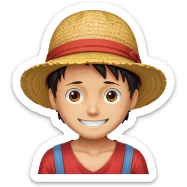 Luffy one piece  sticker