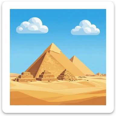 The Egyptian Pyramids sticker