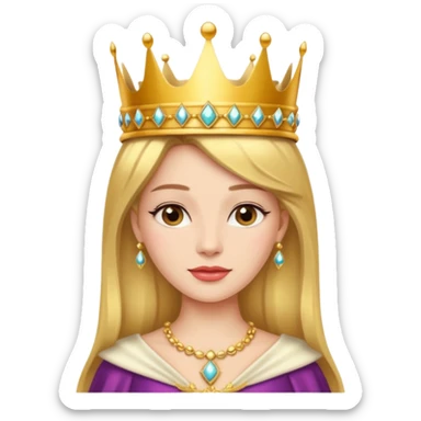 beautiful queen sticker