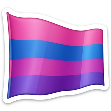 Bisexual bandera  sticker
