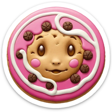cookie from alice in wonderland sticker