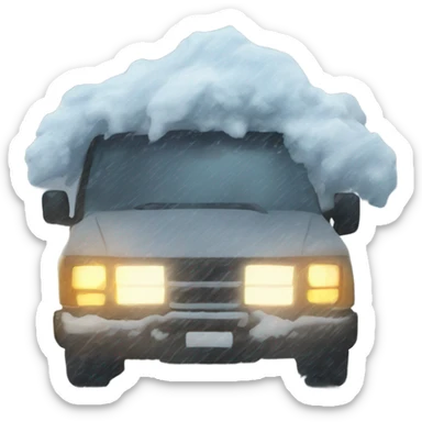 Snowstorm  sticker