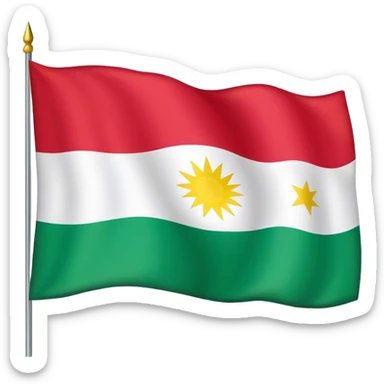 Kurdistan flag emoji sticker