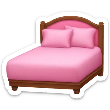 pink bed sticker