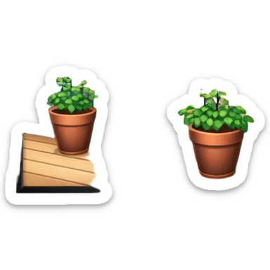 Rooftop balcony with view of the city sticker