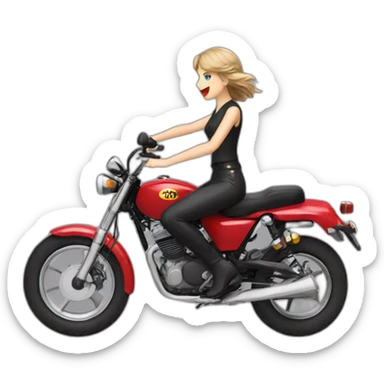 taylor-swift-riding-bbc sticker