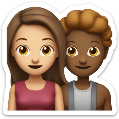 minha cahorra a cokiee ela e marrom com parte brancas e o fusinho tem aquele negociobranco sticker