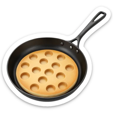 Black Fry Pan sticker