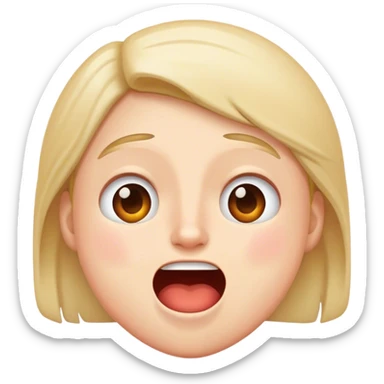 trying not to laugh  sticker