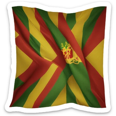 Sicilian flag sticker