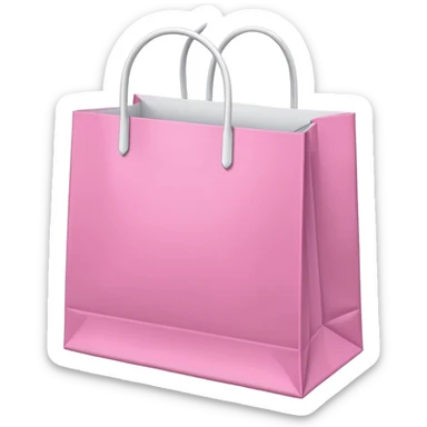 shopping pink bags sticker