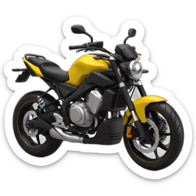 Moto a 6 roue sticker