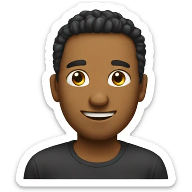 an emoji of just the word "lol" sticker