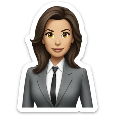 eva longoria in a suit sticker