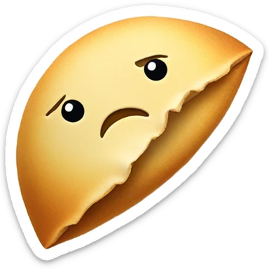 sad fortune cookie sticker