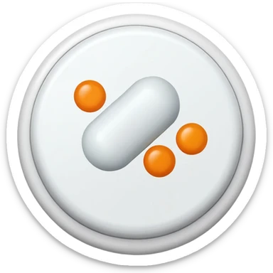 vitamin C pill or supplement sticker