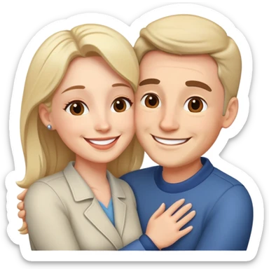 Happy Anniversary Mom and Dad sticker