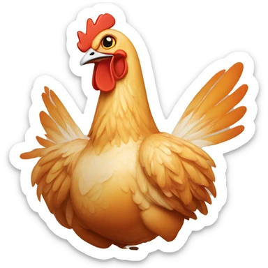 dancing rotisserie chicken sticker