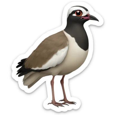 Laughing lapwing  sticker