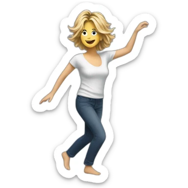 meg ryan dancing sticker