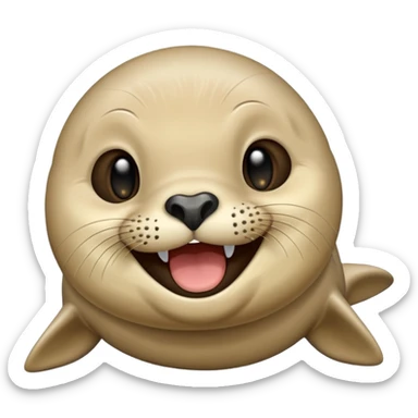 Seal laugh sticker