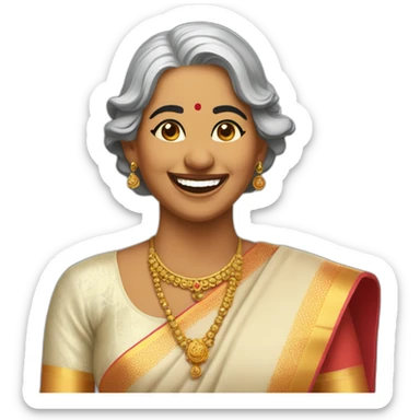 harshada-deshpande-laughing-indian-woman-short-hair-fair-complexion-not-wearing-saree sticker