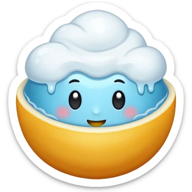 Emoji de la verificacion con color celeste chillante en la forma redonda y la palomita blanca en el centro sticker