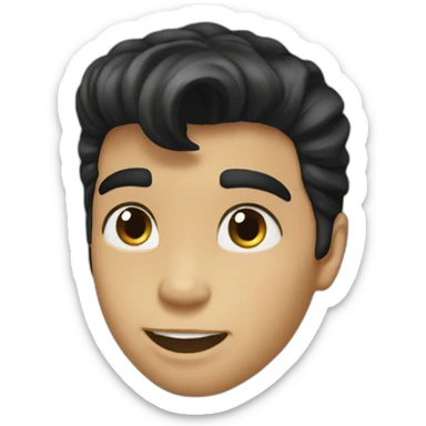 Valut Boy Imitates Elvis Presley sticker