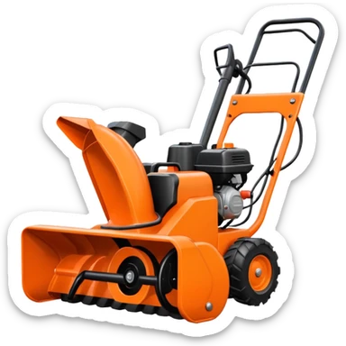 Snow Blower sticker
