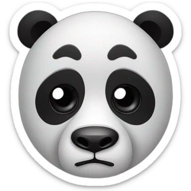 Panda suspicious sticker
