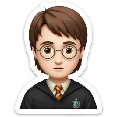 Harry Potter asa kahverengi ve düz sticker