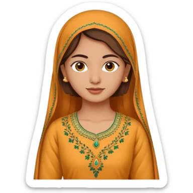 Salwaar kameez sticker