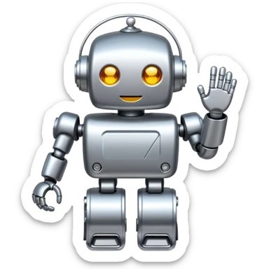 pricetag on digital bot logo sticker