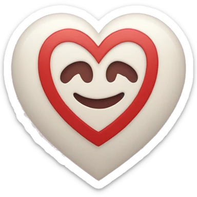 Heart with “A” sticker