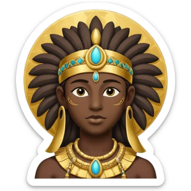 Khonsu, the Moon God from Egyptian Gods sticker