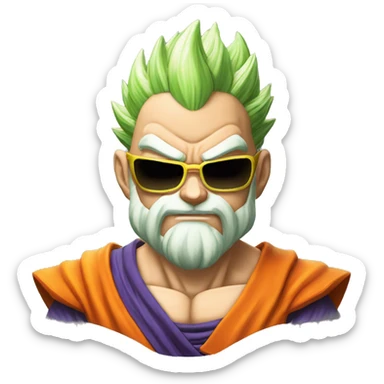 Végéta de dragon ball sticker