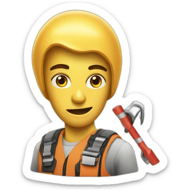 danger advertisement sticker