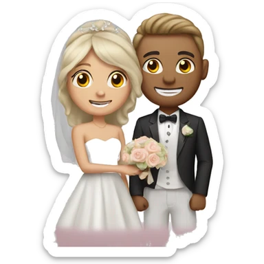 Wedding sticker