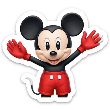classic Mickey Mouse sticker