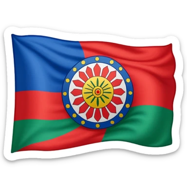 Gypsy flag sticker
