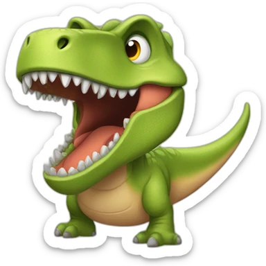 Dinosaures fumant sticker