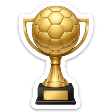 Ballon d’or trophy sticker