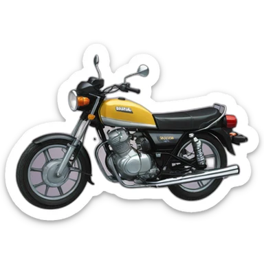Yamaha rx 100 sticker