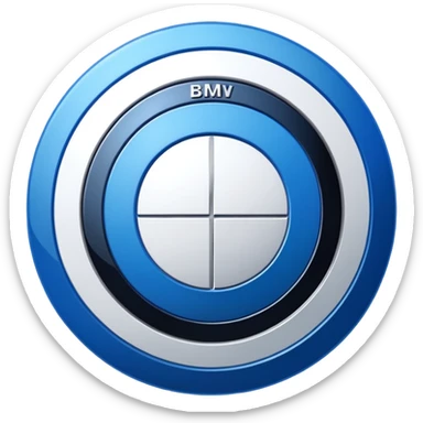 Create BMW logo Emoji sticker