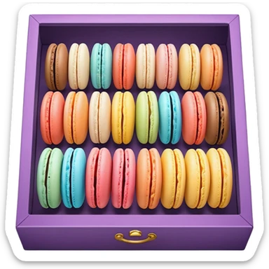 a box of macaron



















 sticker