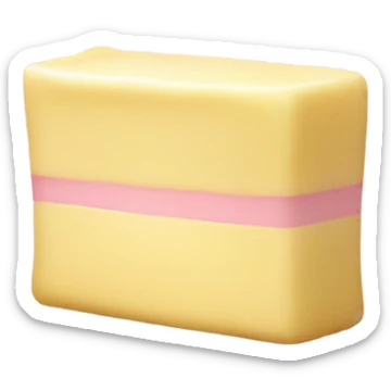 Pink stick of butter sticker